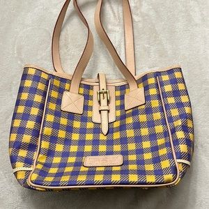 New yellow and purple Dooney & Bourke purse!